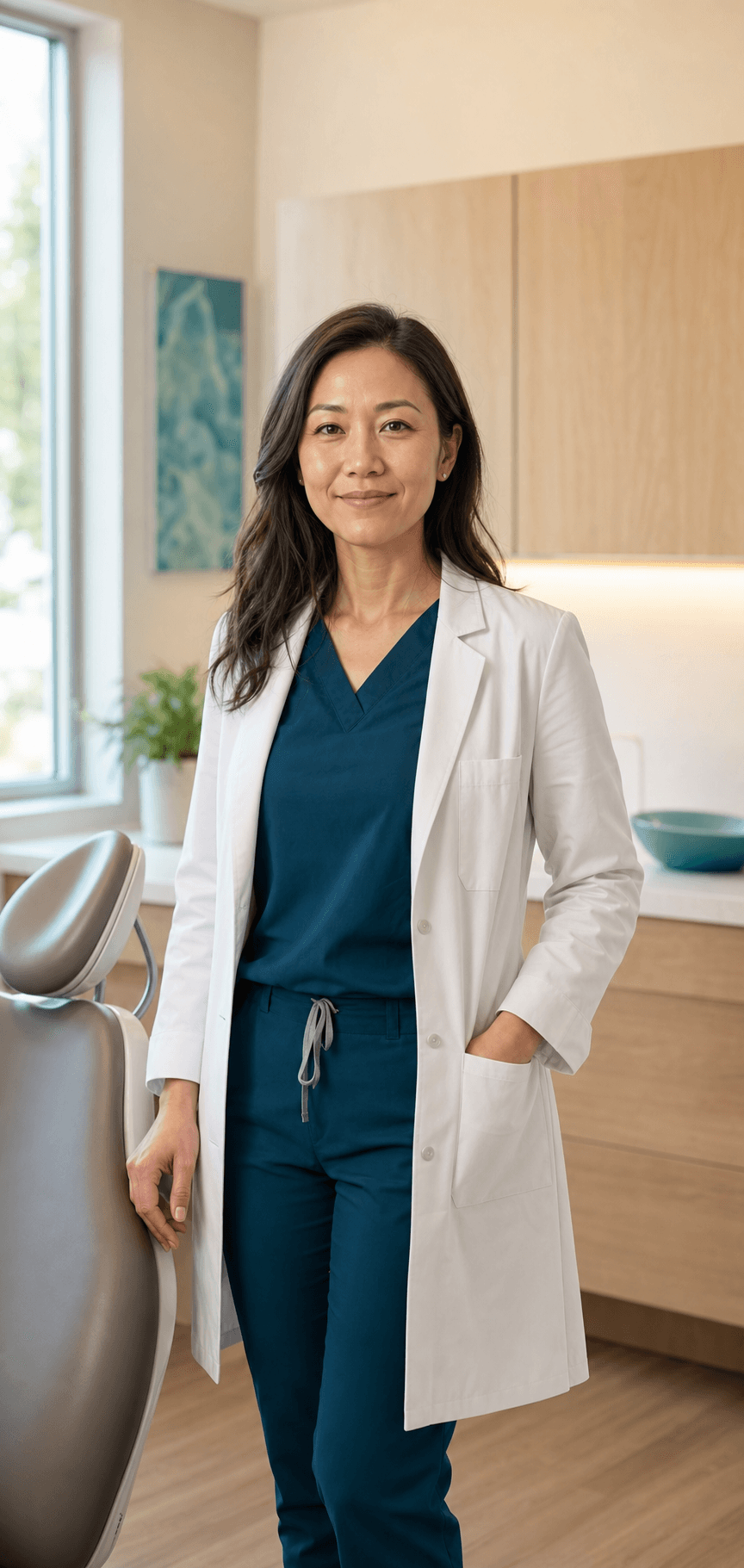 Dr. Lisa Chen in her practice